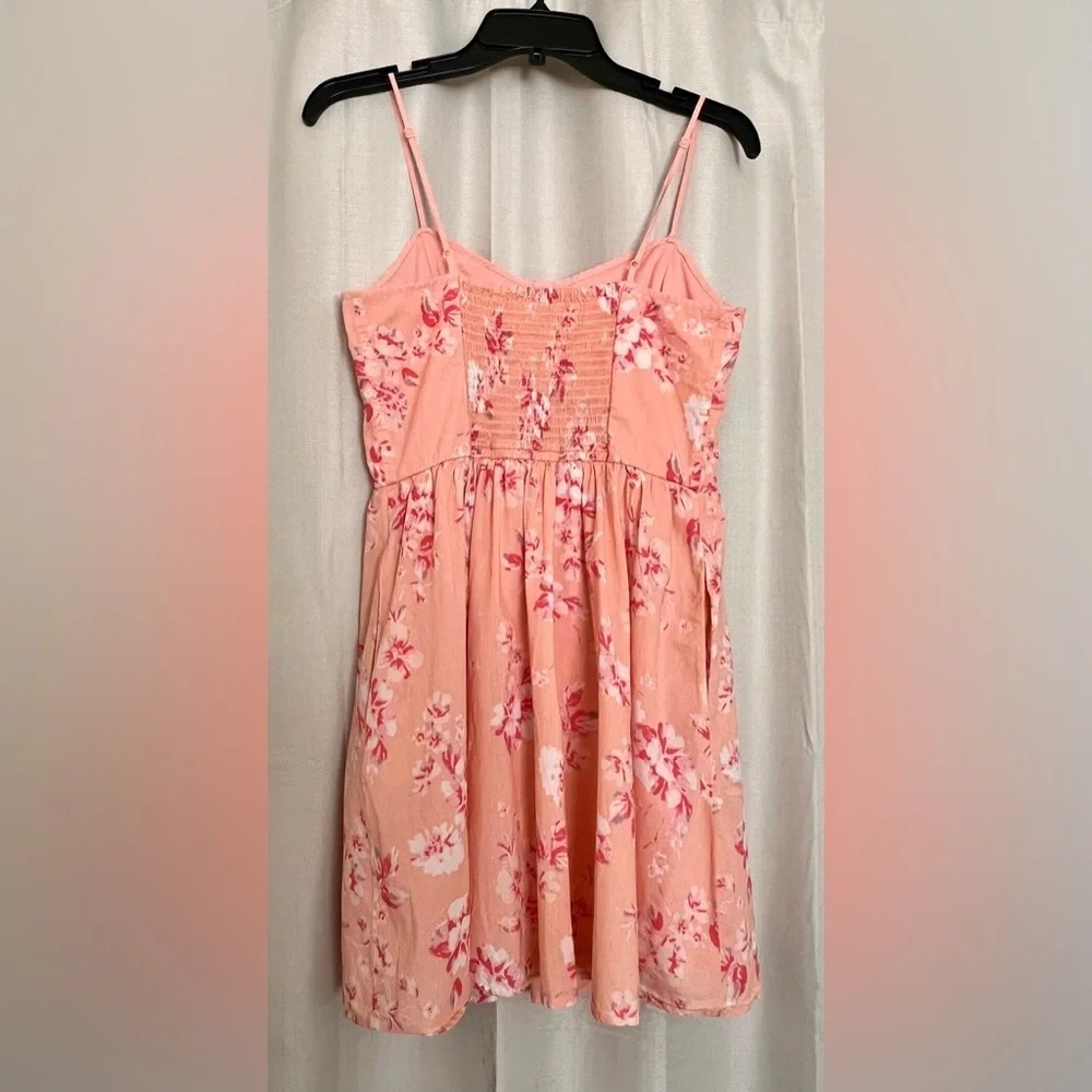 LC Lauren Conrad Peach Floral Sundress Size 10 - Picture 5 of 5